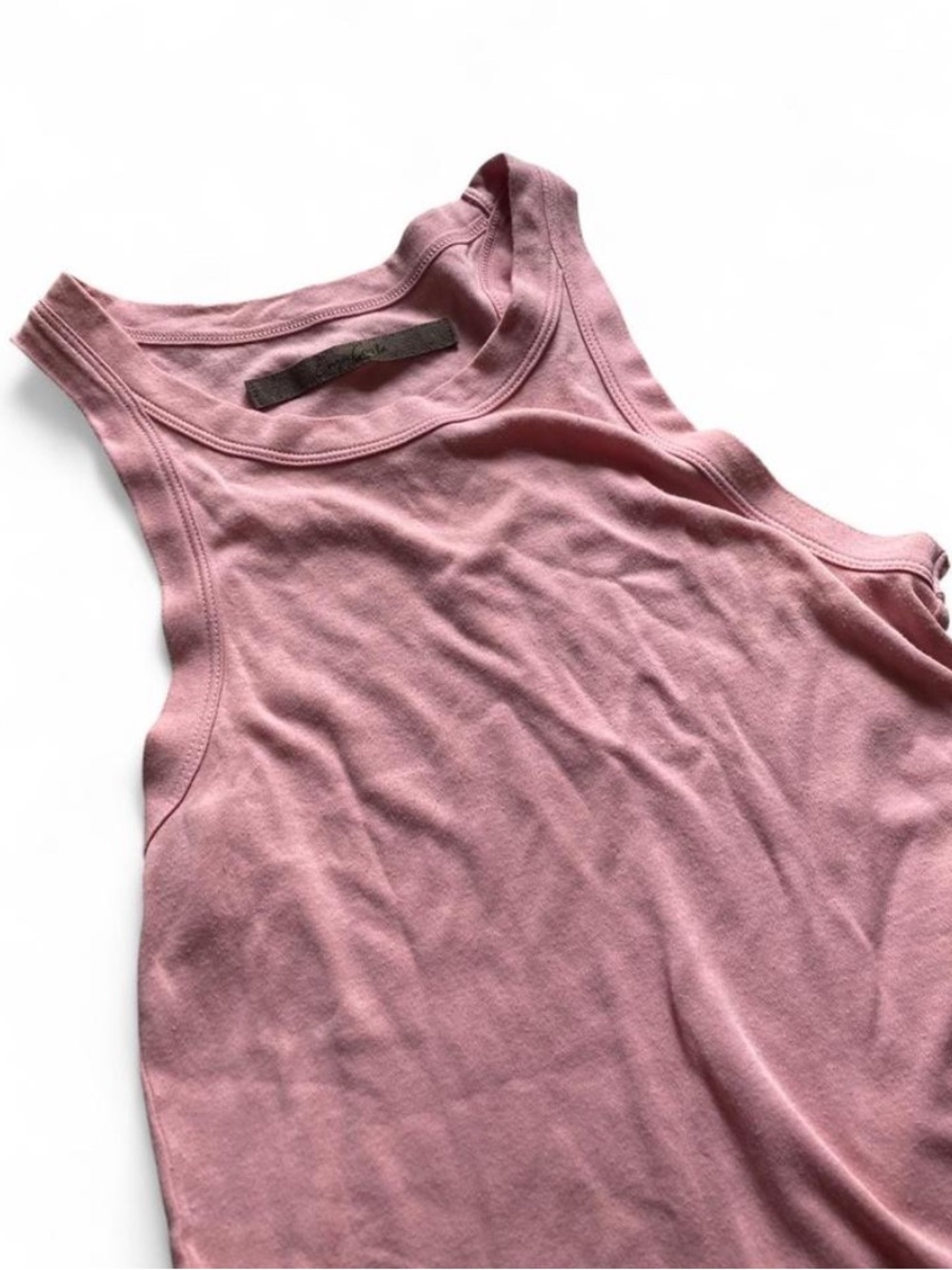 Enza Costa size medium luxe tank top salmon pink